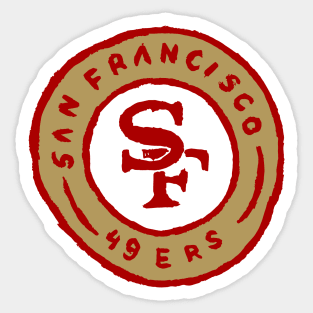 San Francisco 49eeeers 12 Sticker